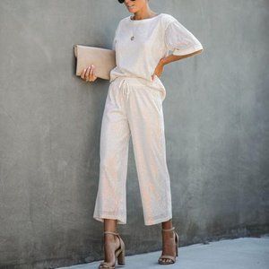 Vici Sequin Drawstring Pants NWT